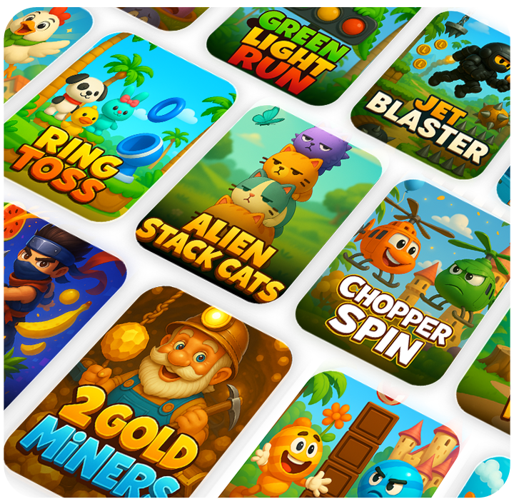 Wonder Trek kids' games, colorful, engaging, perfect for family fun activities.
