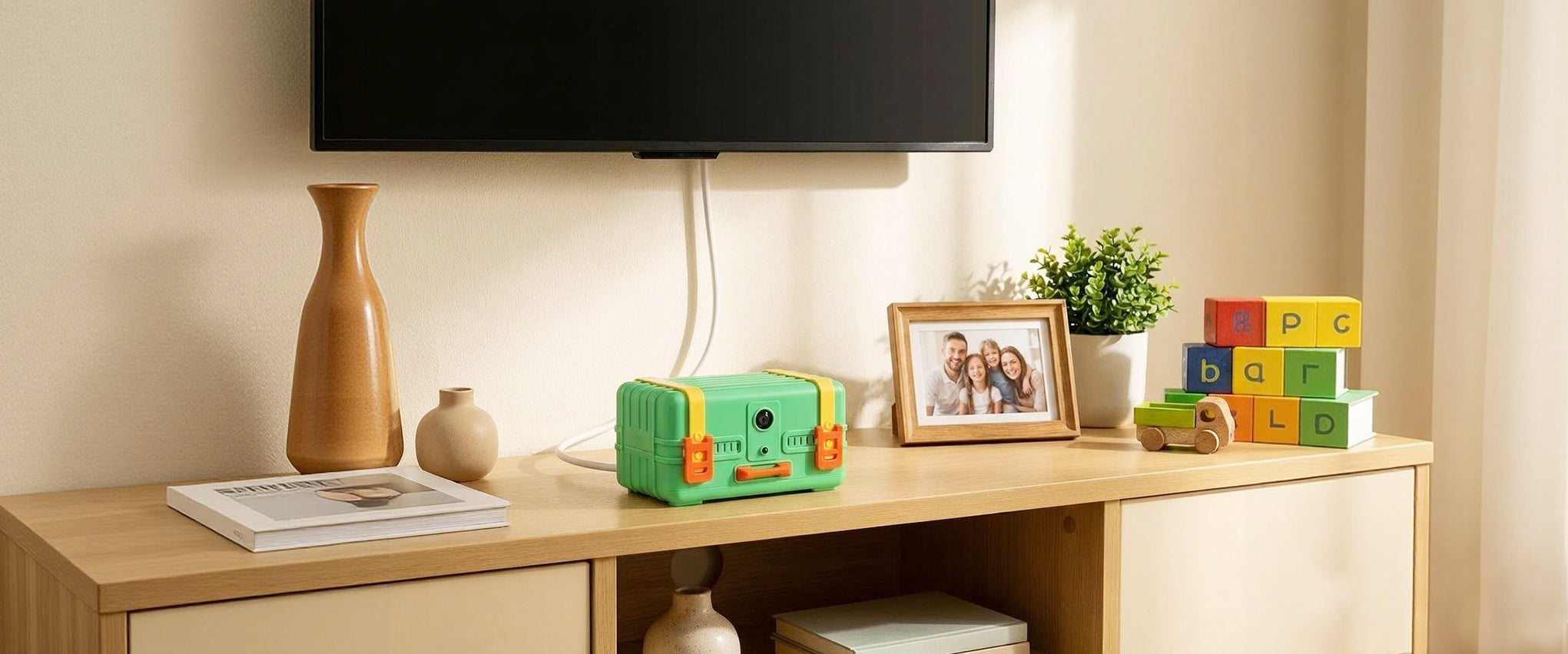 Wonder Trek portable gaming console for kids with educational and active play features.