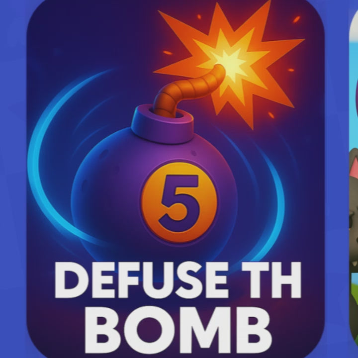 Wonder Trek Defuse the Bomb game for family fun and active screen time activities.