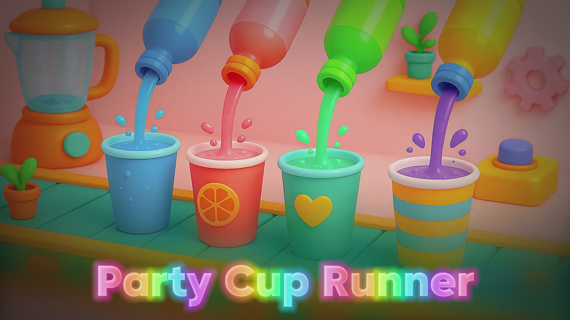 Wonder Trek Party Cup Runner juego interactivo para diversión familiar activa