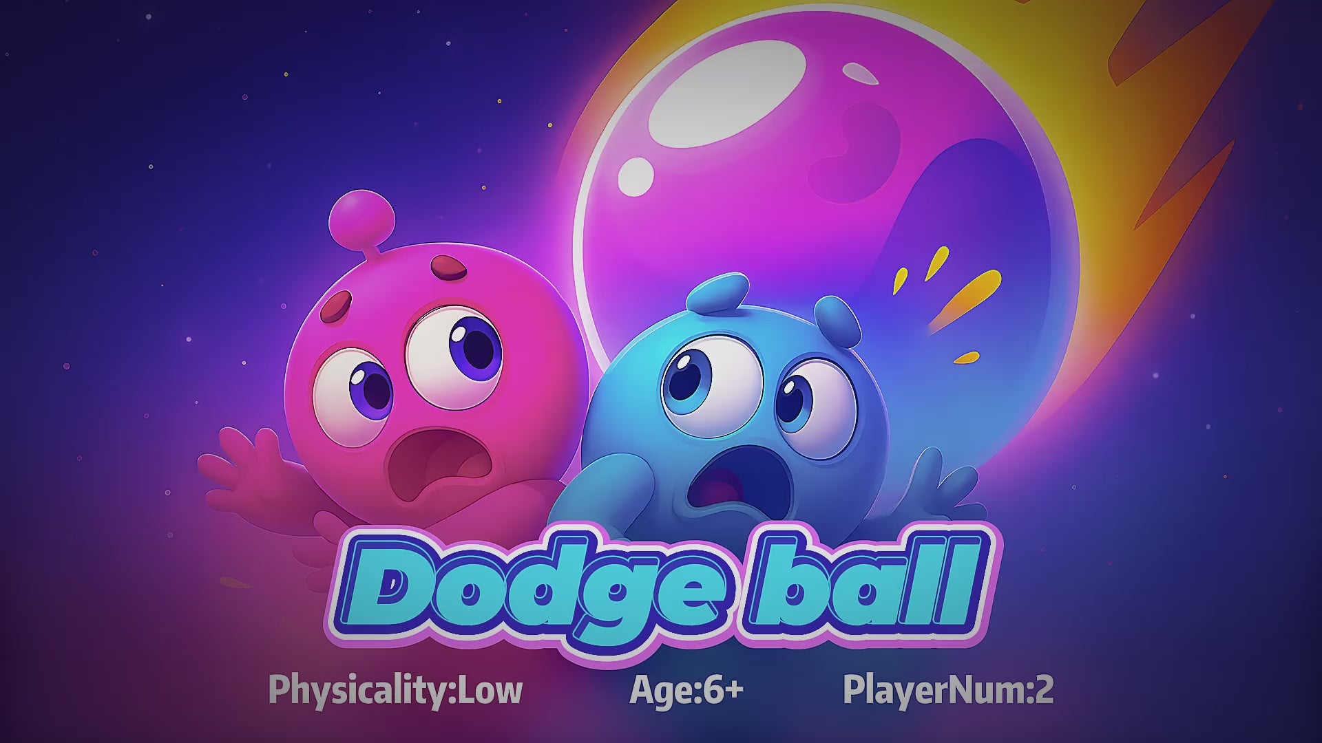 Wonder Trek Dodge Ball game for kids aged 6+, fun multiplayer indoor activity.