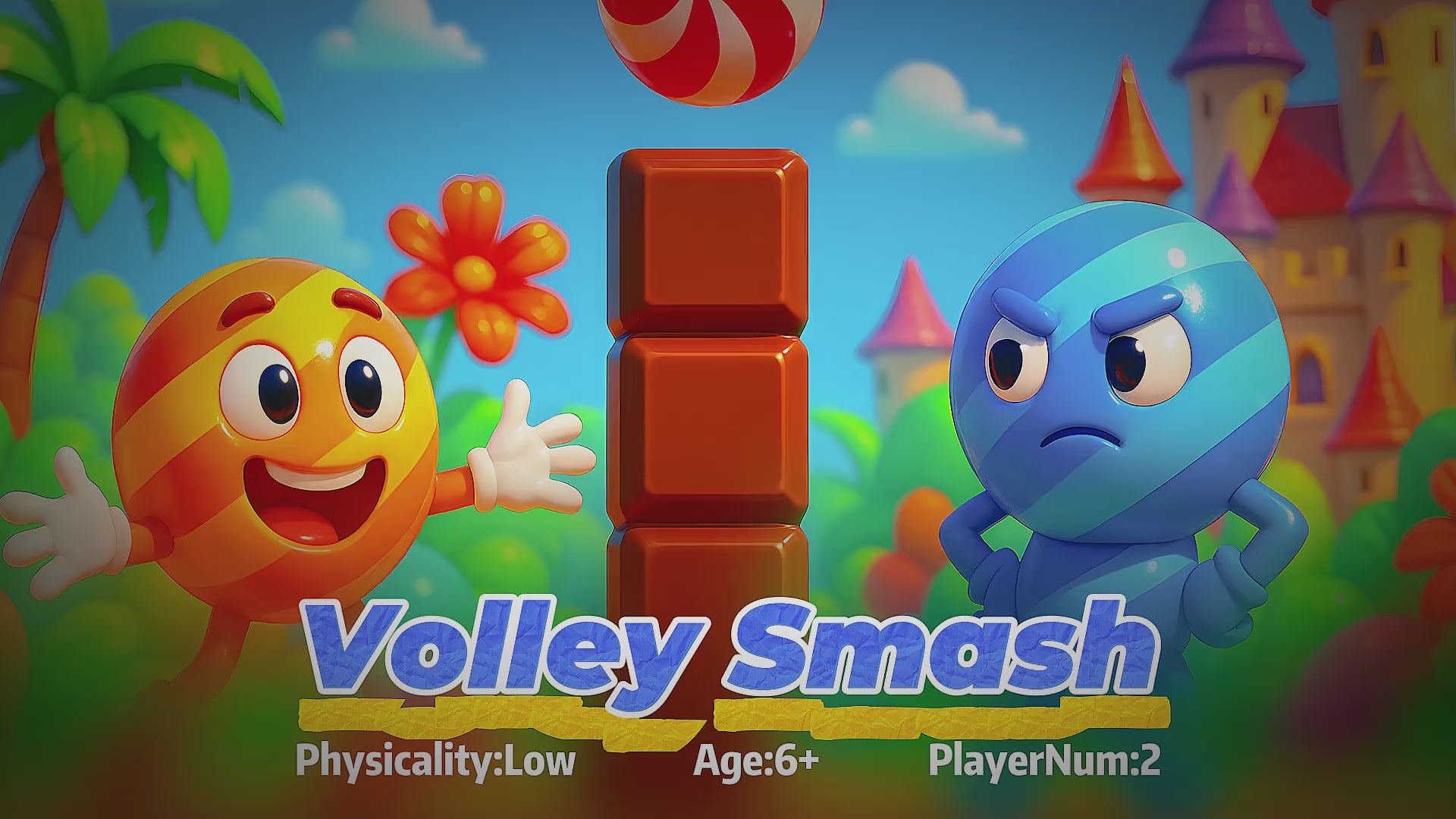 Wonder Trek Volley Smash gioco per famiglie con personaggi colorati e sensori di movimento