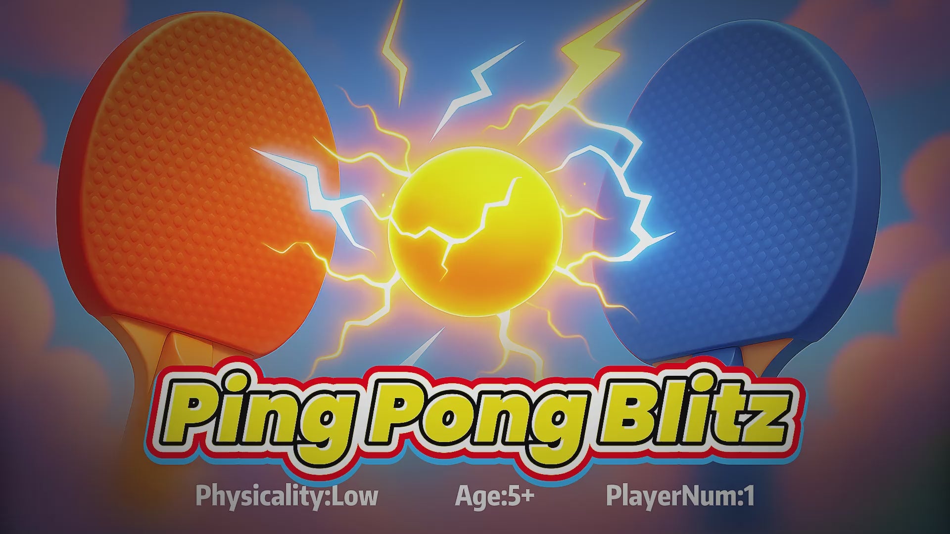 Wonder Trek Ping Pong Blitz game for active family fun with motion sensors.
