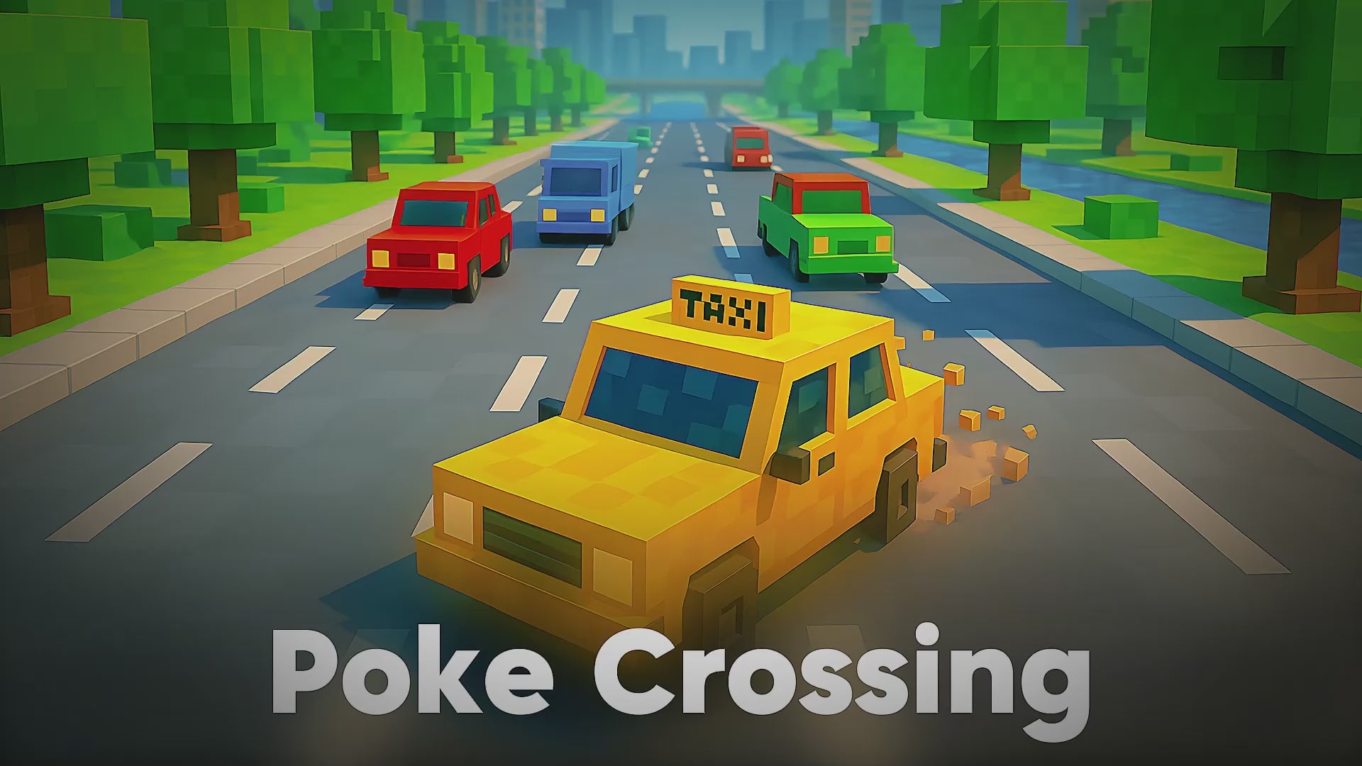 Wonder Trek Poke Crossing game for kids with vibrant pixel graphics and family fun