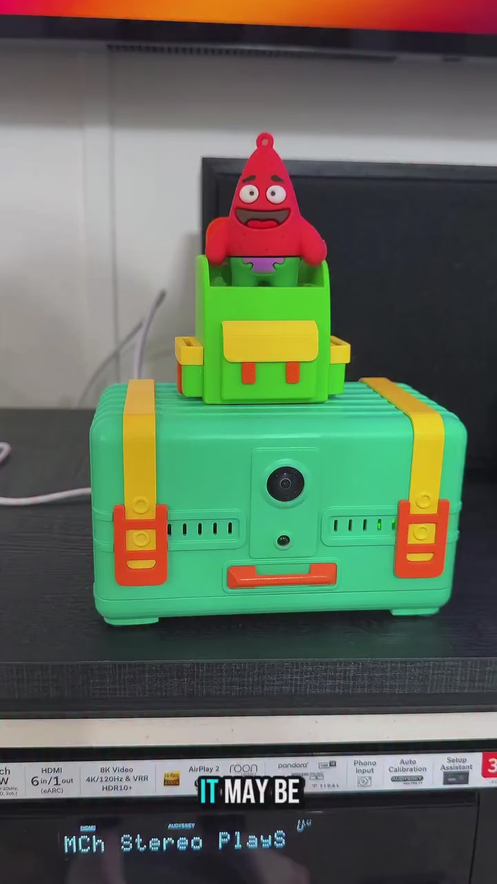 Wonder Trek bunte Spielkonsole für Kinder mit Bewegungssensoren für aktiven Familienspaß